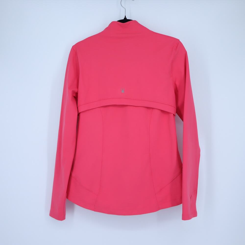 Spyder Zip Up Yoga Jacket Pink Long Sleeve 4-Way Stretch Women's M - Picture 4 of 10
